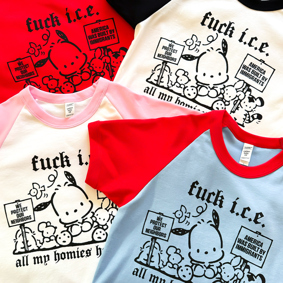 ALL MY HOMIES BABY TEE – ALL MY FRIENDS STUDIO