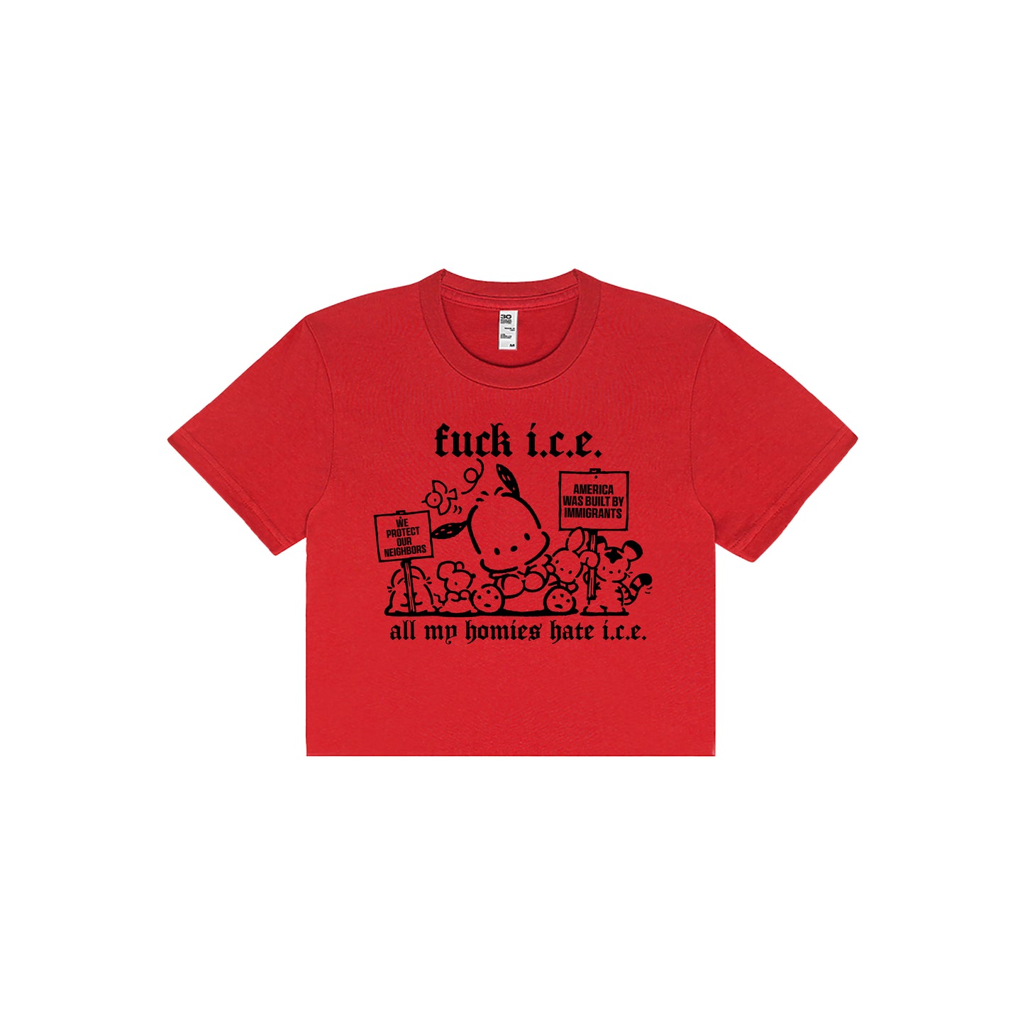 ALL MY HOMIES BABY TEE (PREORDER)